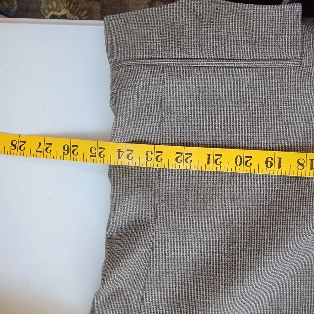 Circle S Men's Suit Jacket 48 Long Brown Check Cowboy Western Rockabilly Yoke